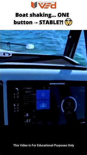 How Boats Stay Stable in Big Waves 🤯 Gyro Explained #shorts #viral