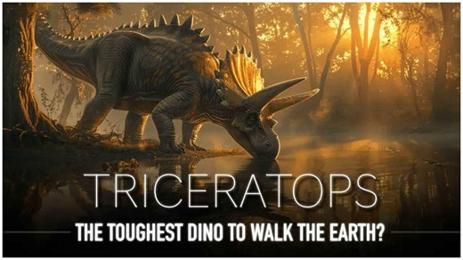 Triceratops: The armored giant that faced the tyrants
