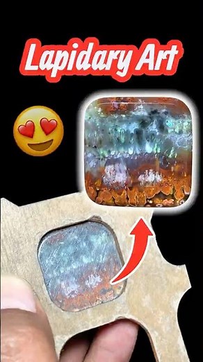Transforming raw stone into a mesmerizing masterpiece #gemstone