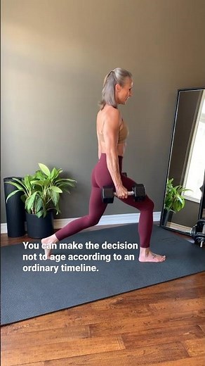 Strength workouts with weights for women over 40 #dumbbells #weighttraining