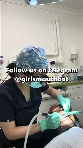 She had fillings done in her teeth #dentist #zahnarzt #zahnärztin #dentiste #dentista