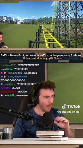 DougDoug rides a rollercoaster #DougDoug #DougDougDoug #Stream #clips #twitch