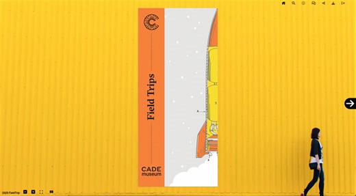 Animated Mockup of Gatefold Brochure