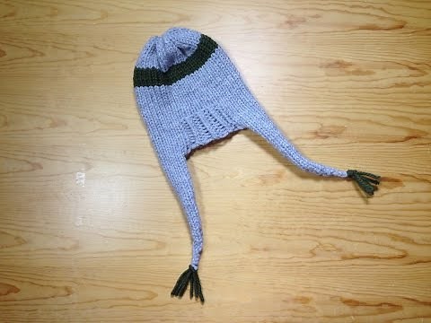 How to Loom Knit an Ear Flap Hat (DIY Tutorial)