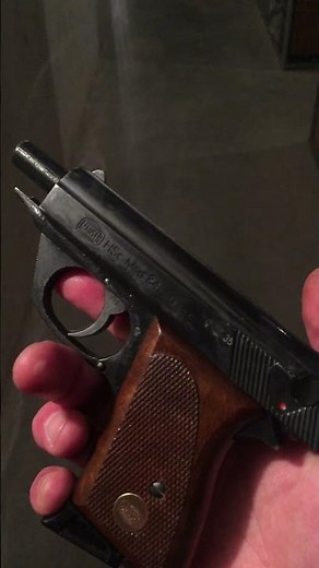 Mauser HSc.Mod 84 cal.8mm PTB 335 Schreckschusspistole Schusstest
