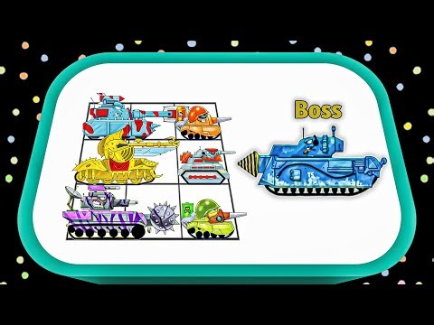 Shooter vs Crusher | Merge Tank Shooter & Crusher Evolution | WW2 War Challege Battle Army