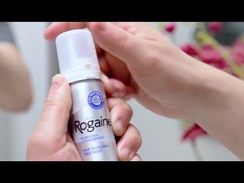 How To Exactly Apply Rogaine/Minoxidil For Proper Hair Growth (Foam) | How I Do it