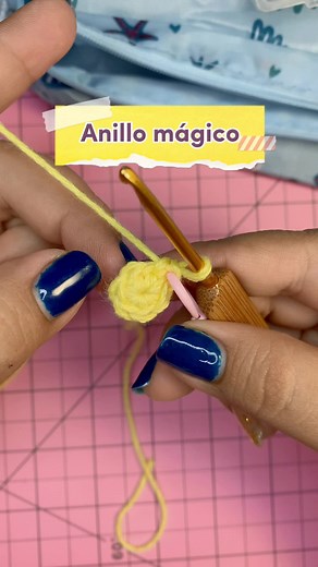 Aprende a Tejer un Anillo Mágico Doble en Crochet