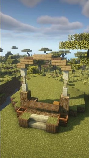 Cute Parrot Feeding Station 🦜✨ Aesthetic Minecraft Build Shorts #minecraft #minecraftshorts