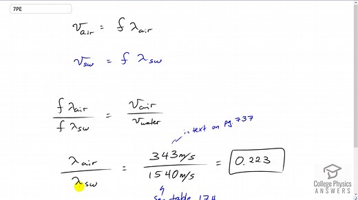 OpenStax College Physics Solution, Chapter 17, Problem 7 (Problems and Exercises)