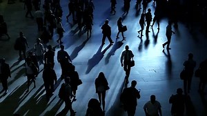 Business People Walking on City Street
