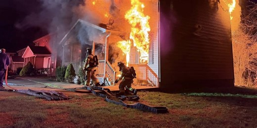 Morehead duplex catches on fire Thanksgiving evening
