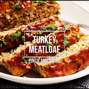 This is my tried and true Turkey Meatloaf recipe! One that I've made dozens of times and tweaked to perfection! It's LOADED with mushrooms and absolutely delicious. And you may be like my husband and love it even more the next day sliced and piled high on a sandwich with gobs of mayo, chips and a beer! ;) Recipe: https://pinchandswirl.com/turkey-meatloaf/ Pin for Later: https://www.pinterest.com/pin/119134352628853874/ | Pinch and Swirl