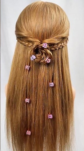 Quick Hair Ideas for Girls – Beautiful Hairstyle Tutorial #hairstyle #hair