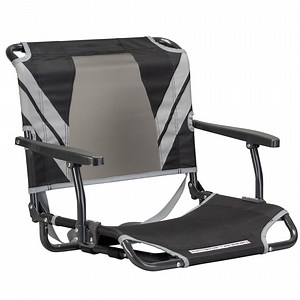 GCI Outdoor Big Comfort Stadium Seat With Armrests and Back Support for Bleachers, Varsity Black - Walmart.com