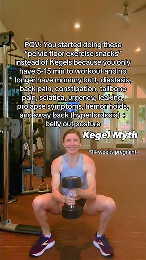 Best Belly & Pelvic Floor Exercises (NOT Kegels!) TRY this instead! #fitness #mom #health #kegel #pt