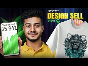 Make money by selling designs | Create a Redbubble Account Bangla