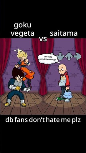 saitama vs goku and vegeta fnf character test