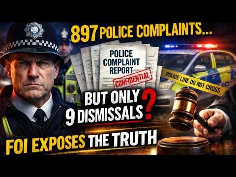 897 Police Complaints… But Only 9 Dismissals FOI Exposes The Truth 📊🚨⚖️📂🔎