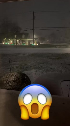 Enchanting Nighttime Christmas Street Scene