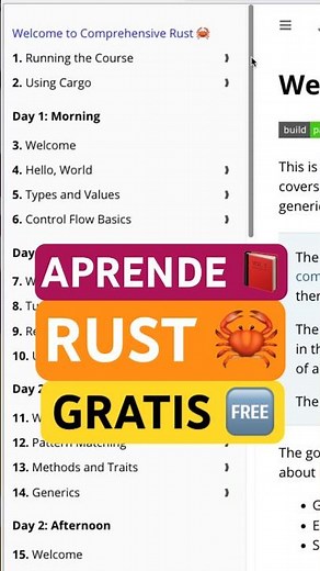 🦀 This free book teaches you Rust in four afternoons