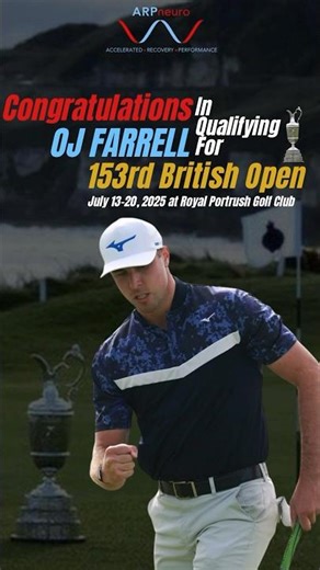 Congratulations To OJ Farrell In Qualifying For 2025 British Open