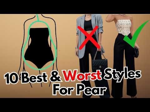 The 10 Biggest Style MISTAKES Pear Shapes Make (And How To Fix Them Today!) Tops, Pants, Skirts+
