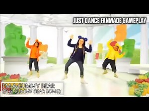 Just Dance Fanmade Gameplay: I’m A Gummy Bear (The Gummy Bear Song) by Gummibär | Just Dance Kids 2