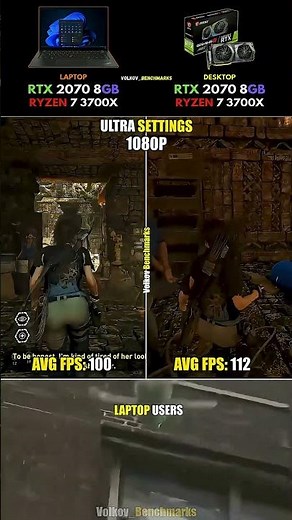 RTX 2070 Laptop vs Desktop - Desktop Gives Free Frames #pcgaming