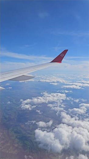 AIRBUS A220-300 DESCENDING | ANIMAWINGS | #travel #aviation #trip #airplane #flight #view #fly #sky