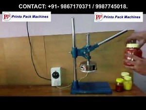 Sealing Machine / Manual Heat Sealing Machine / Jar Sealing Machine