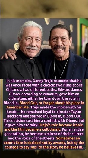“The Choice That Made a Legend: Danny Trejo and the Path to Blood In Blood Out”