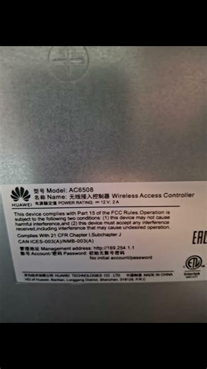 Huawei Wireless Controller AC6508 - Access Point AirEngine 5760-51 #huawei #ac6508 #airengine5760
