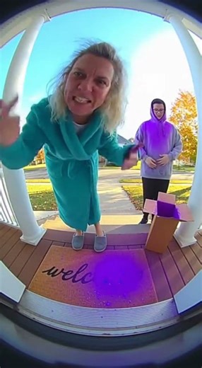 purple paint porch meltdown (Caught on Ring Camera)