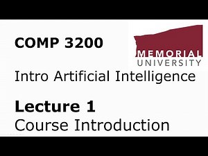 COMP 3200 / 6980 - Intro to Artificial Intelligence - Lecture 01 - Course Introduction / What is AI