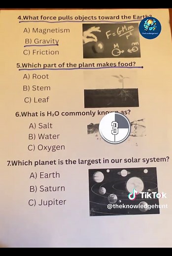 Fun Science Quiz Questions and Answers