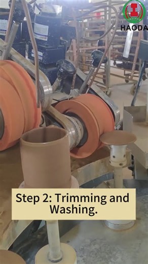 Jiggering Line Double Forming Heads - Mug body and lid