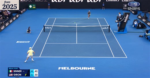 Australian Open Highlights: Jannik Sinner v Marcos Giron