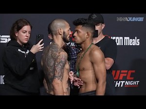 UFC Fight Night 212 Full Card Faceoffs From Las Vegas