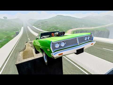 Who Needs Bridges Anyway? #4 - BeamNG Drive Jumps & Crashes | CrashBoomPunk