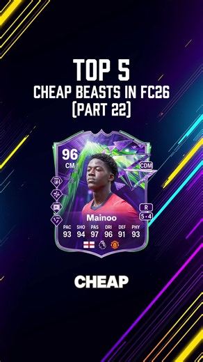 TOP 5 Cheap Beasts in FC26 under 20k 💎 Comment your team for a rating 👇 #fc26 #fc26ultimateteam #fc26tips #viral #fyp