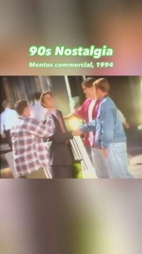 The History Source on Instagram: "Do you remember this classic 90s commercial? Here’s a fun look back at the Mentos “Fresh Maker” marketing campaign in the 1990s. The memorable quirky and upbeat commercials aired regularly on tv with its catchy jingle, featuring characters overcoming everyday challenges with the help of Mentos. The commercials helped increase sales for the brand and remain a fun and memorable example of 90s culture. #history #90s #nostalgia #throwback #90sfashion #90skid #oldsch