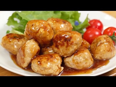 How to Make Meatballs with Sweet Vinegar Sauce (Tender Pork Meatballs with Tofu Recipe)
