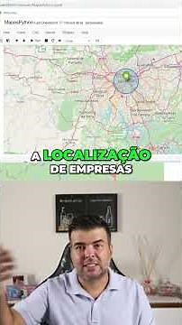 Localização no Mapa: Tutorial Completo em Python! #shorts