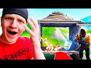I Trolled UNSPEAKABLEGAMING with SHARK in FORTNITE!