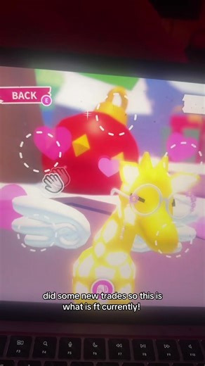 (fyi the giraffe is neon ride so it is rarer than nfr) offers in comments! make this into a trading hub #adoptme #adoptmetrades #trades #neongiraffe #adoptmepets