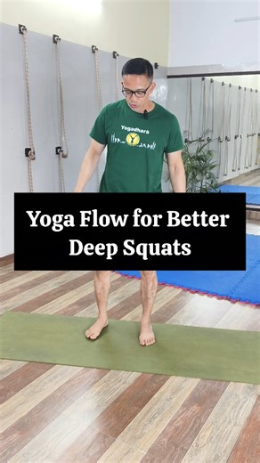 2.6K views · 663 reactions | Can’t sit comfortably in a deep squat? Don’t force it — open your hips first. Mobility before flexibility. Your hips control your squat depth. Improve hip flexor strength and flexibility to achieve a deeper, pain-free squat. #squats #deepsquats #yogadharawellness #hipstrength #stronglegs# #hipflexor #hipstretch #yogadhara | Yogadhara wellness | Facebook