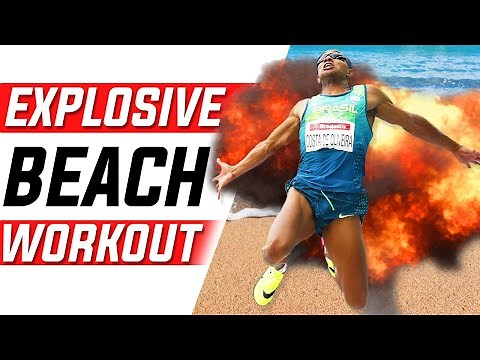 Explosive BEACH Workout For ATHLETES!