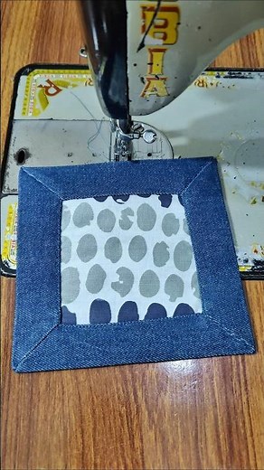 Try this simple self-binding napkin cloth sewing method for a clean and beautiful finish 😊#napkin