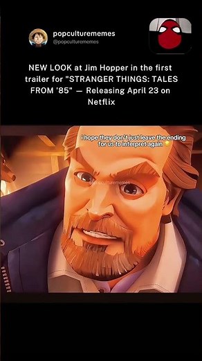 Jim Hopper Returns In First Look At Netflix’s Animated "Tales From '85" Spinoff #strangerthings